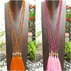 balinese budha heads bronze handmade necklaces pendant single layer